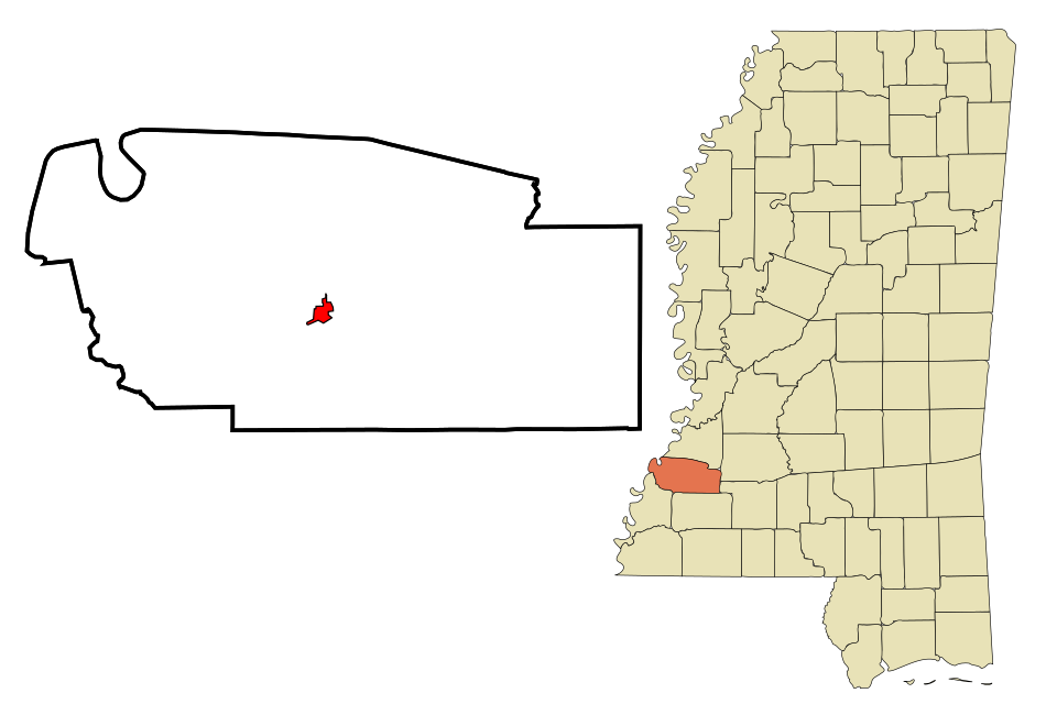 Locator map of Fayette