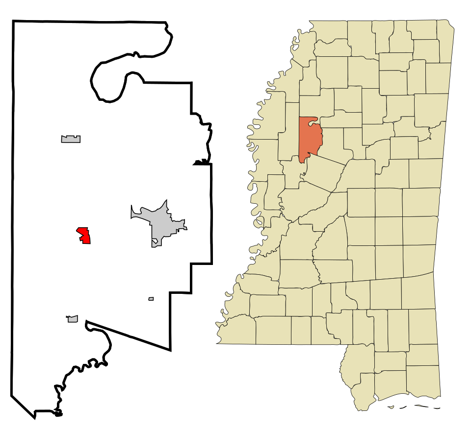 Locator map of Itta Bena