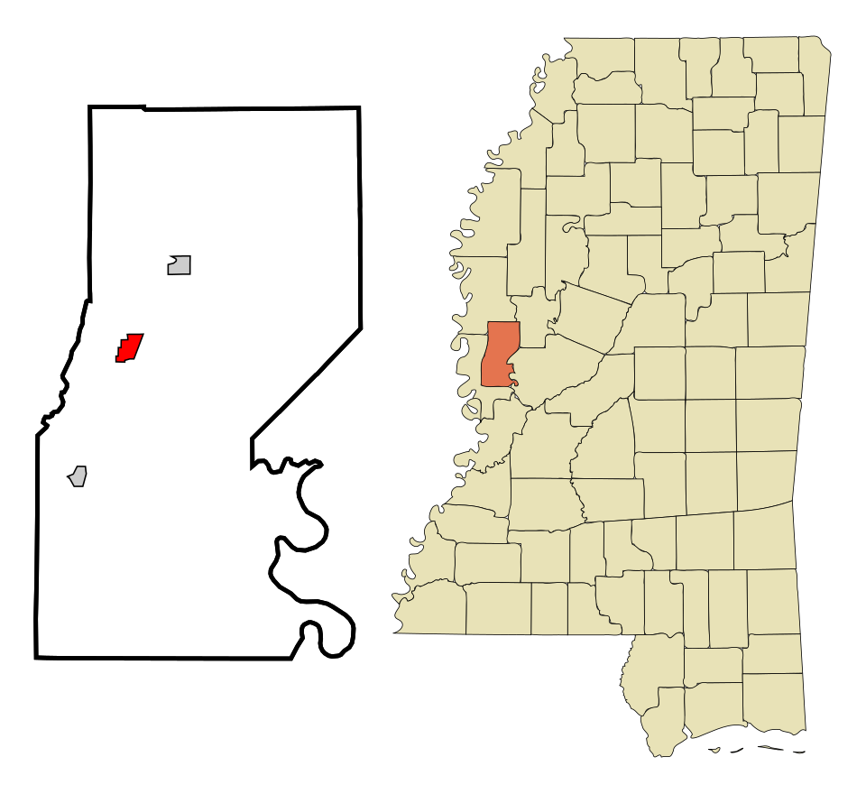 Locator map of Rolling Fork