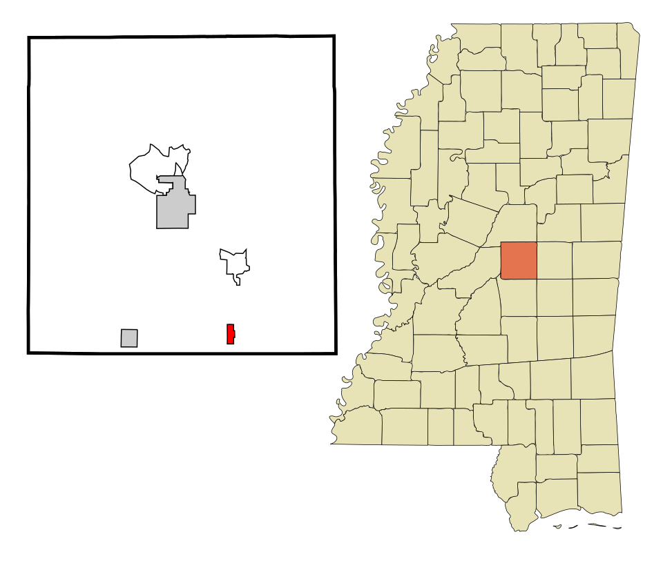 Locator map of Walnut Grove
