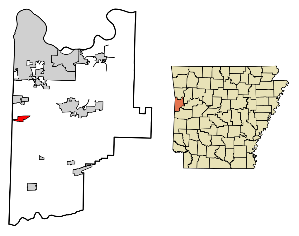 Locator map of Hackett