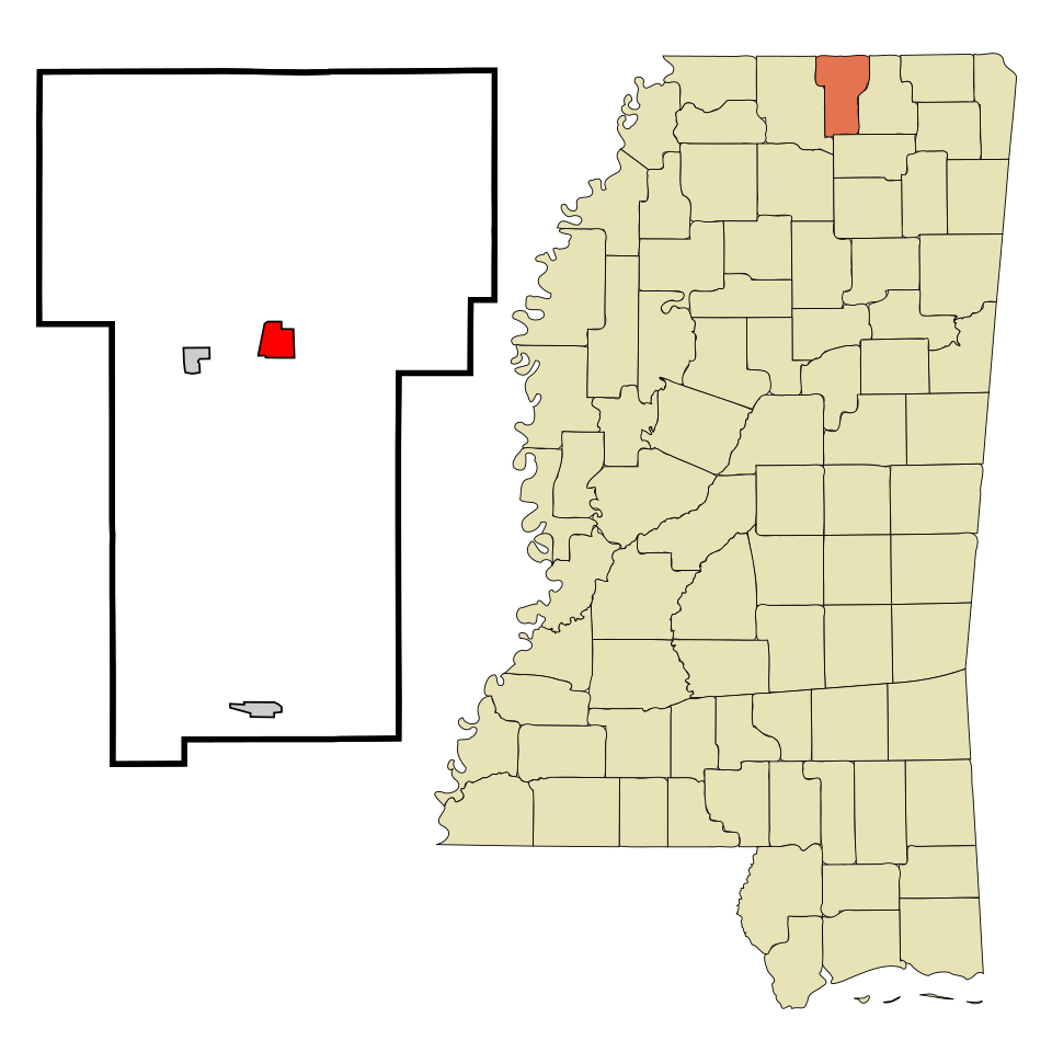 Locator map of Ashland