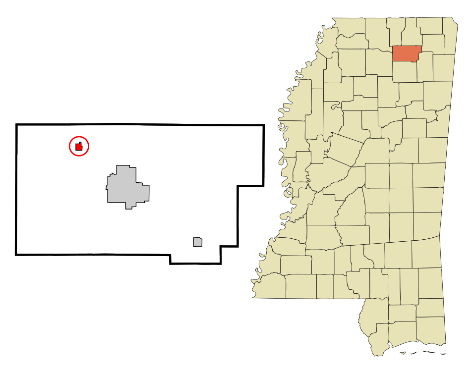 Locator map of Myrtle