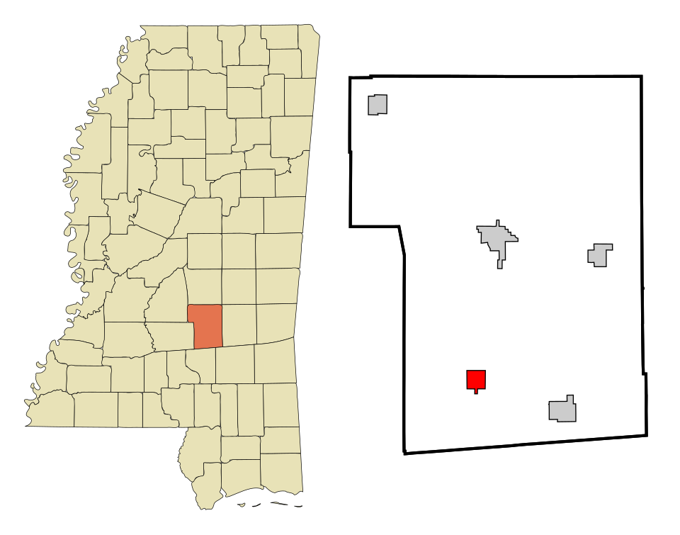 Locator map of Mize