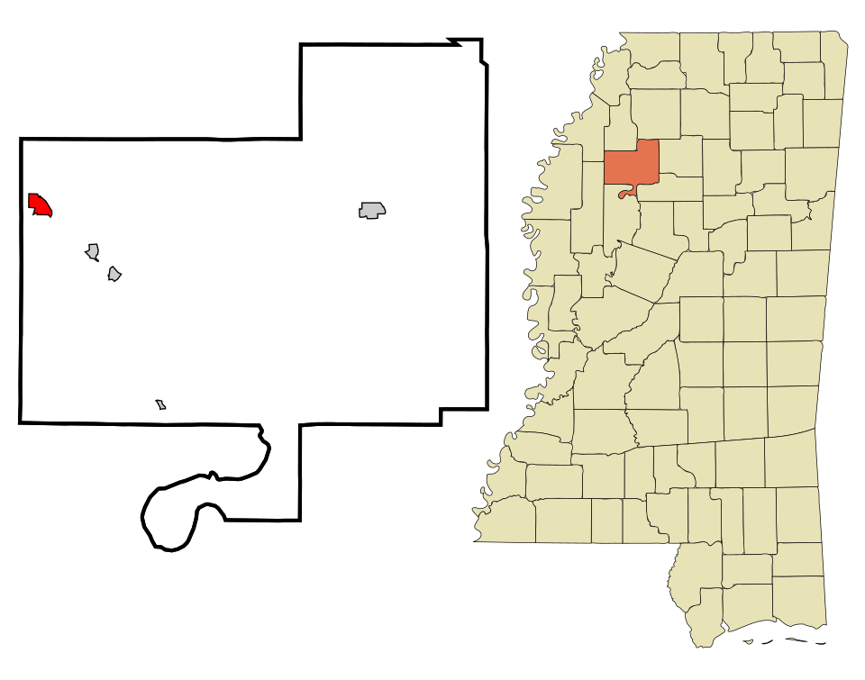 Locator map of Tutwiler