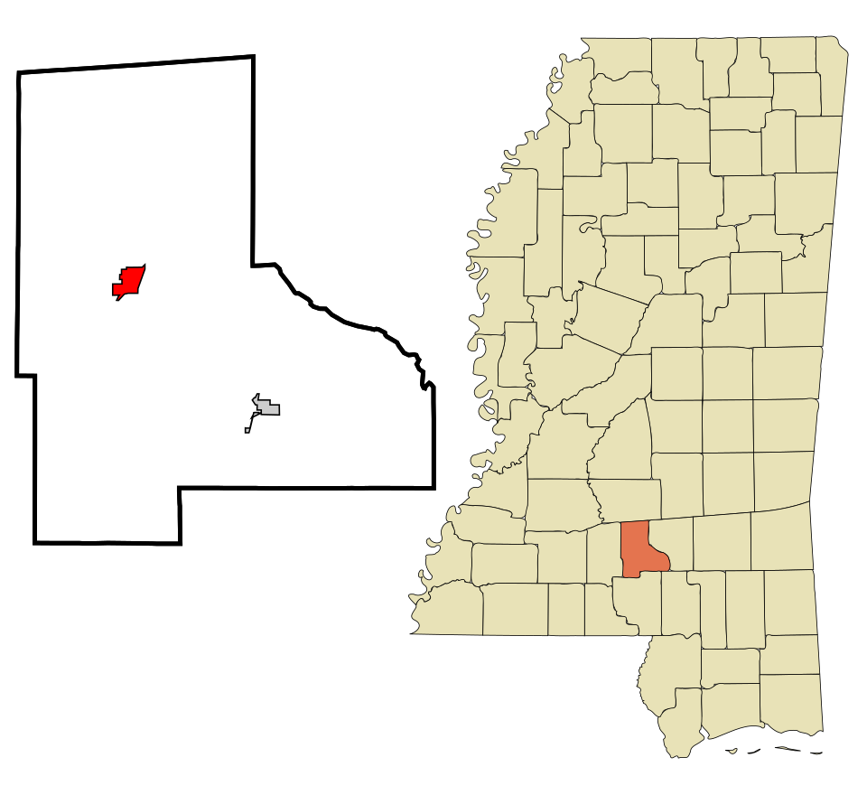 Locator map of Prentiss
