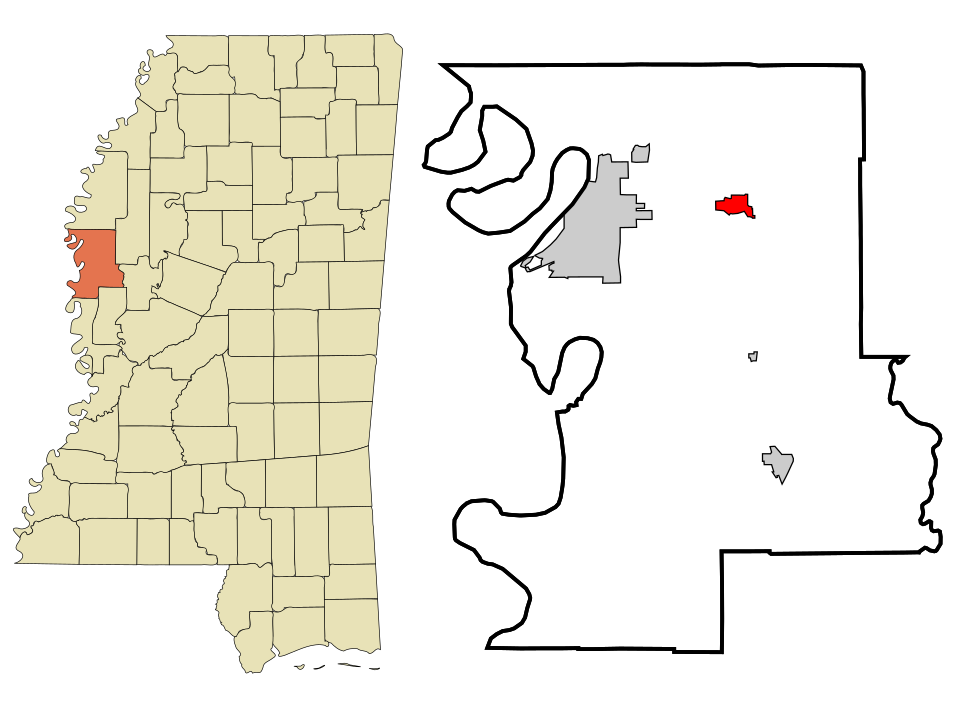 Locator map of Leland