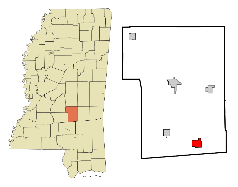 Locator map of Taylorsville