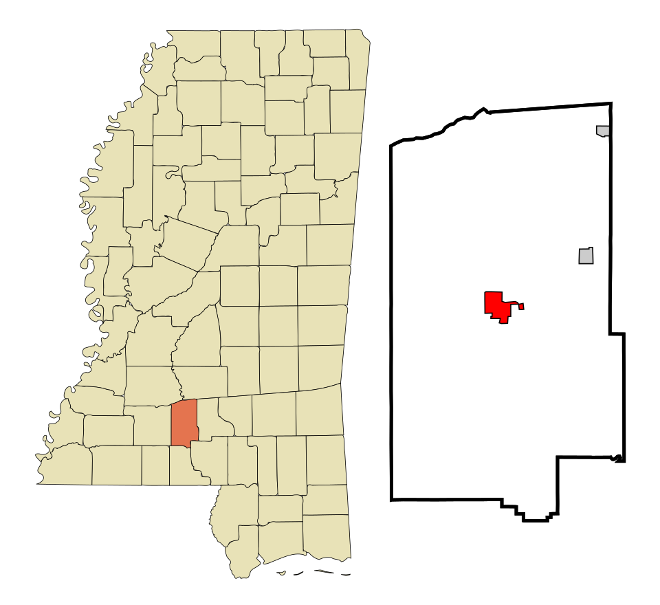 Locator map of Monticello