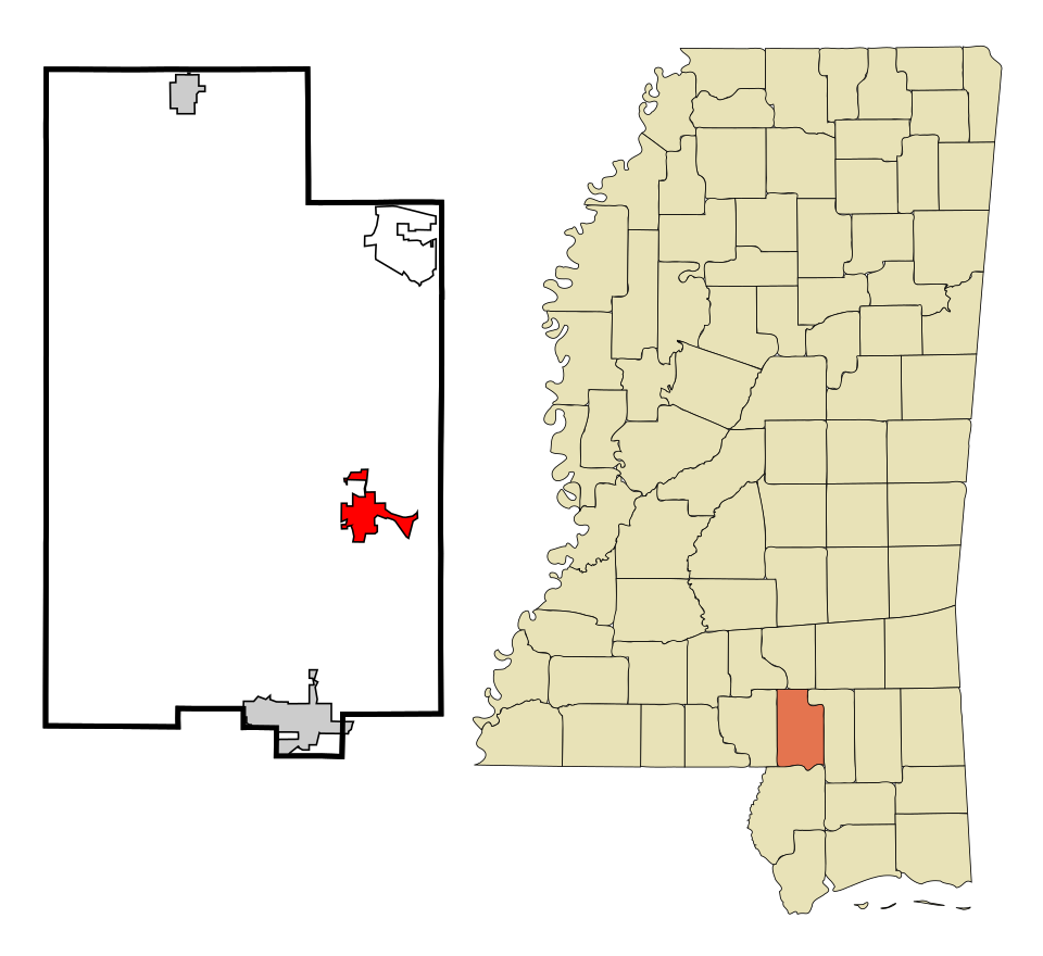 Locator map of Purvis
