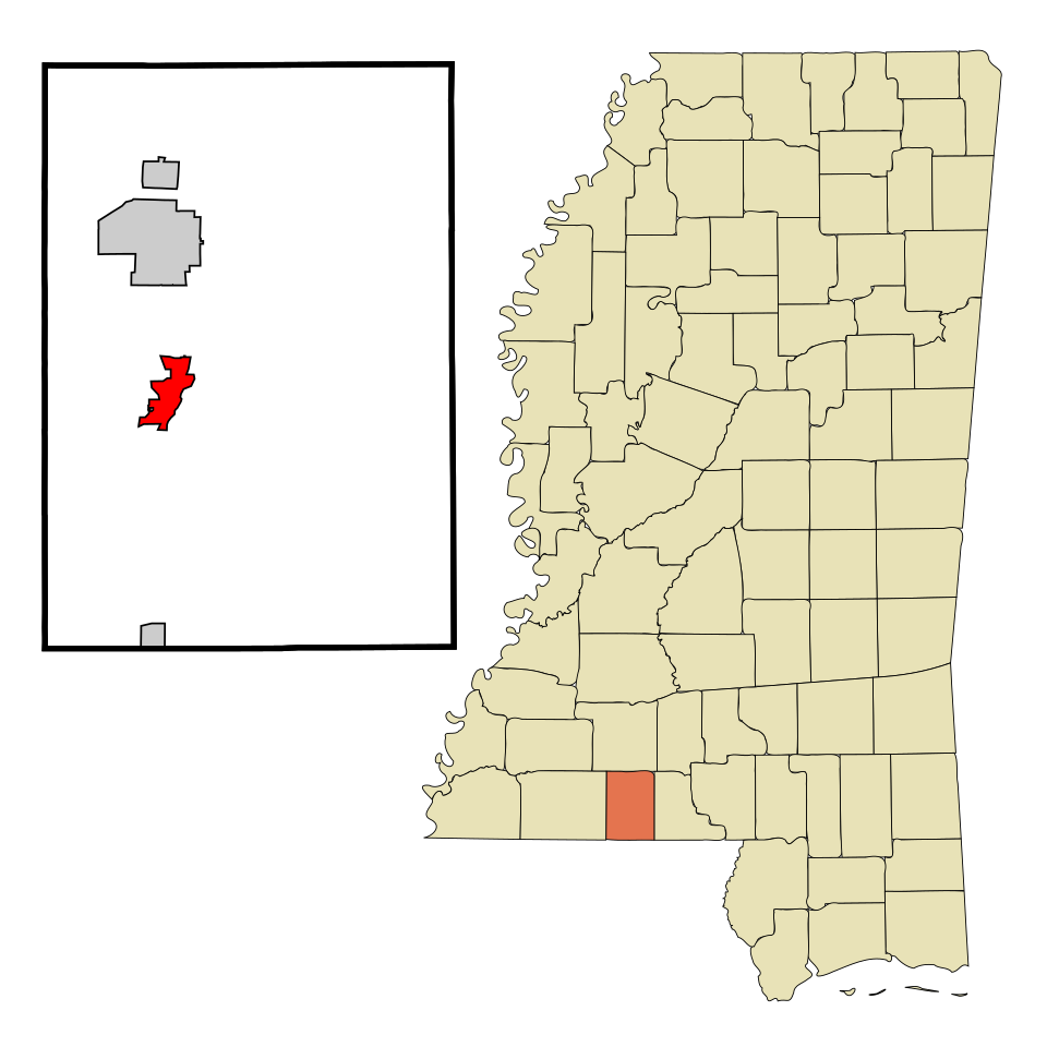 Locator map of Magnolia