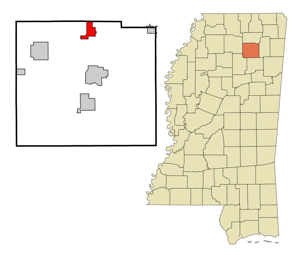 Locator map of Ecru