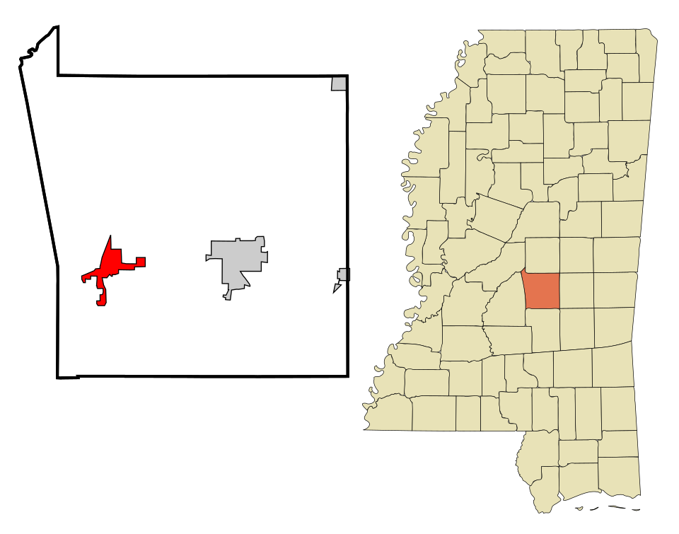 Locator map of Morton
