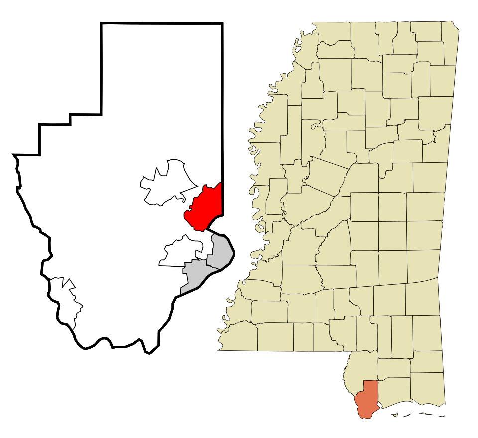 Locator map of Diamondhead