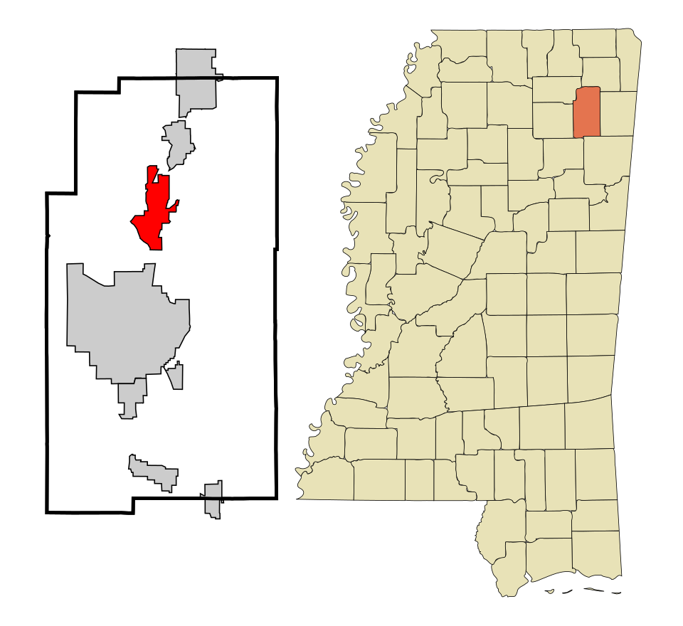 Locator map of Saltillo