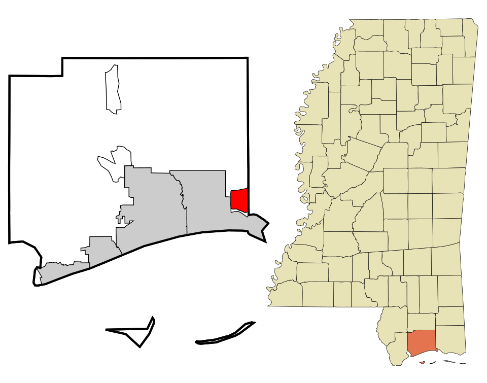 Locator map of D'Iberville