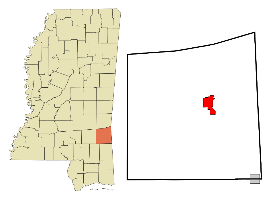 Map of Waynesboro