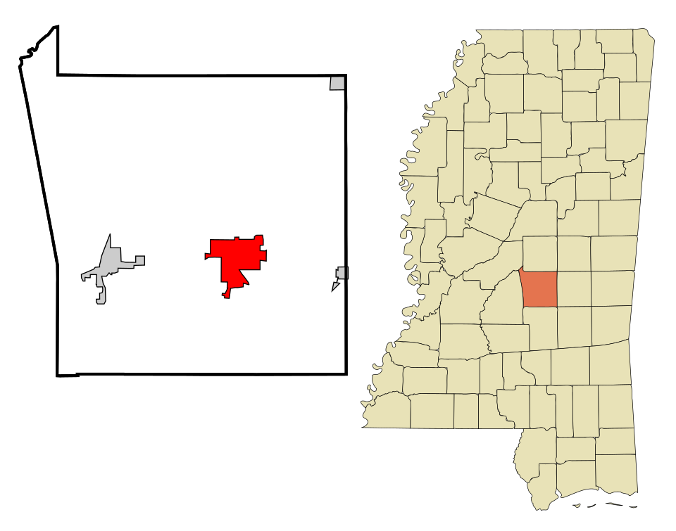 Locator map of Forest