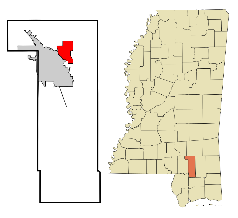 Locator map of Petal