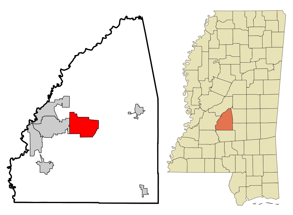 Locator map of Brandon