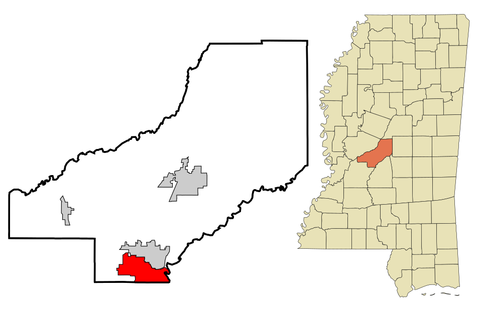 Locator map of Ridgeland