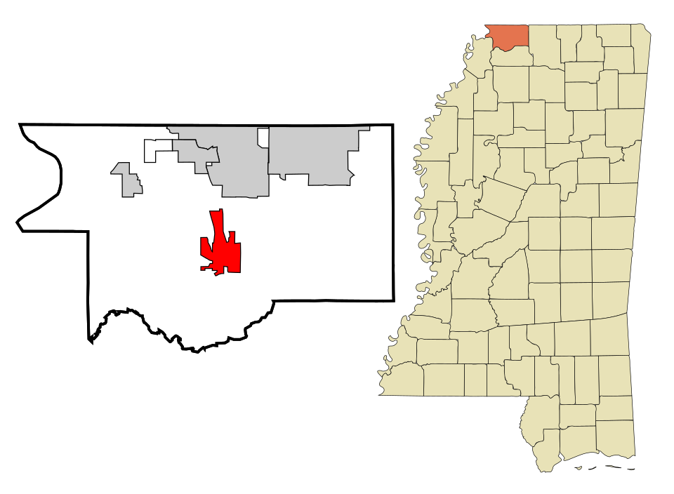 Locator map of Hernando