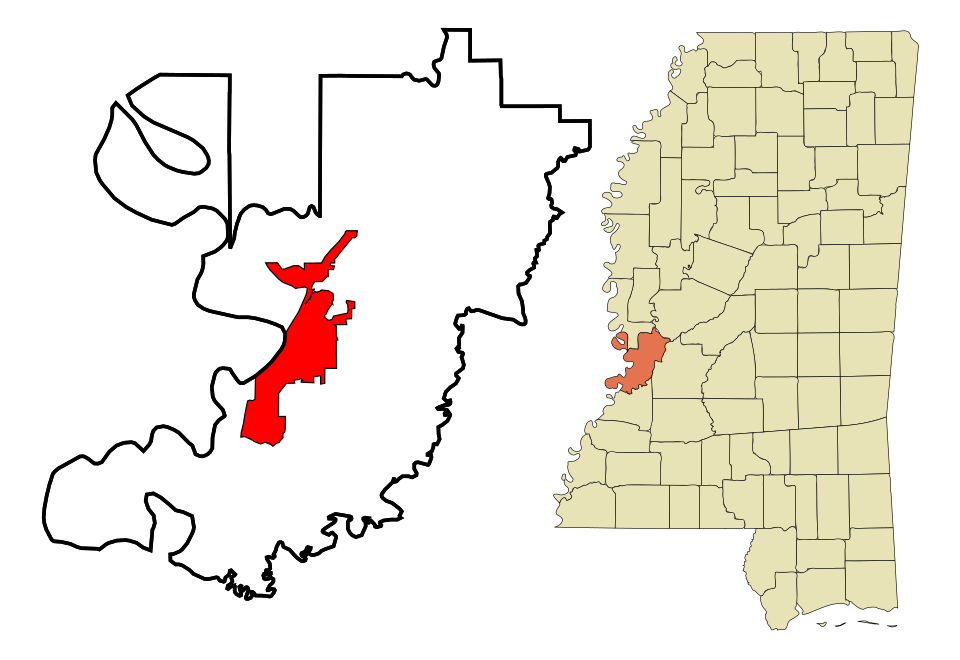 Map of Vicksburg
