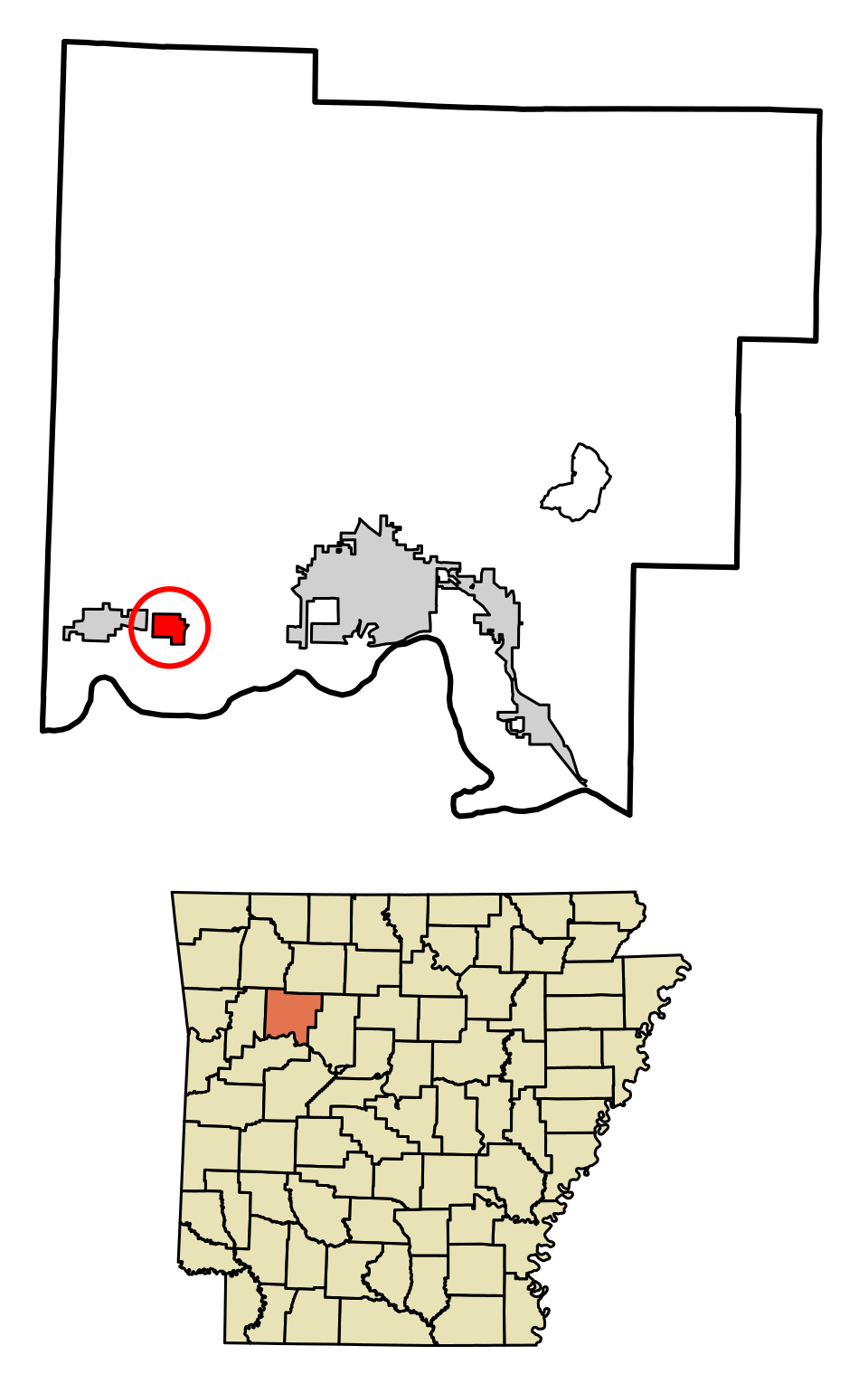 Locator map of Hartman