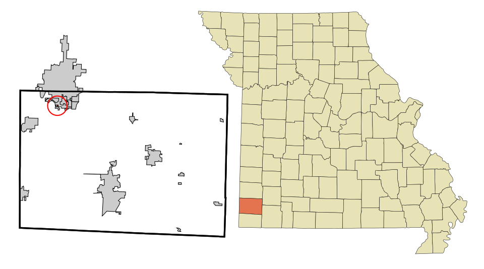 Locator map of Cliff Village