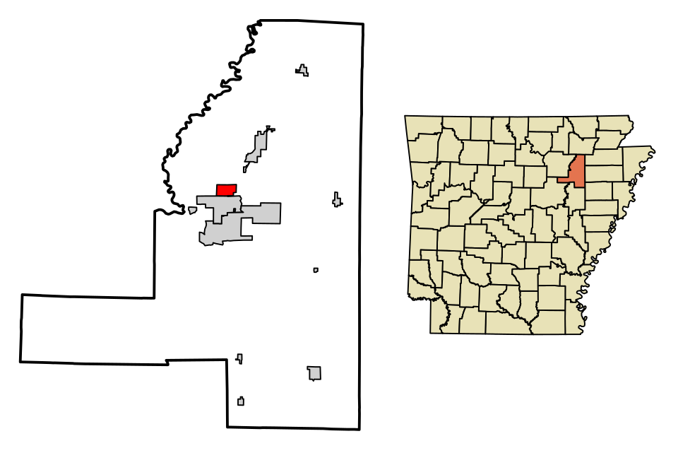 Locator map of Campbell Station
