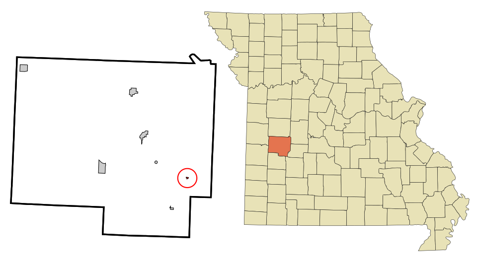 Locator map of Gerster