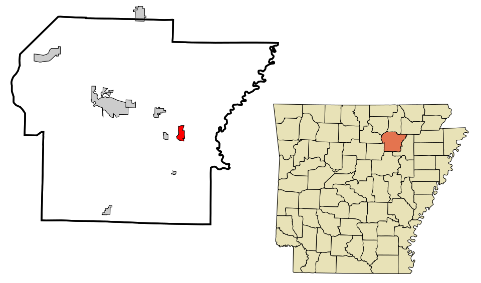 Locator map of Newark