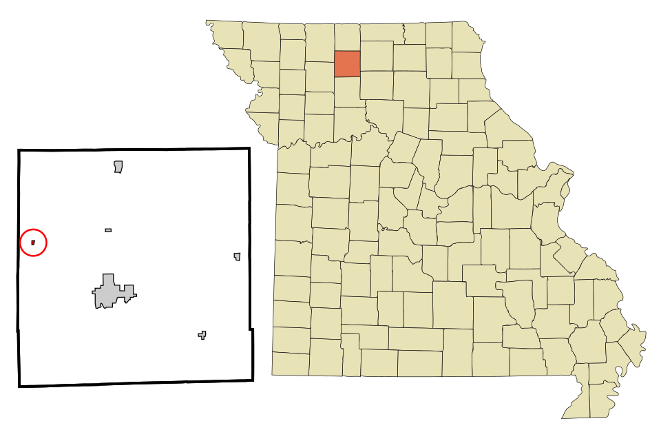 Locator map of Brimson