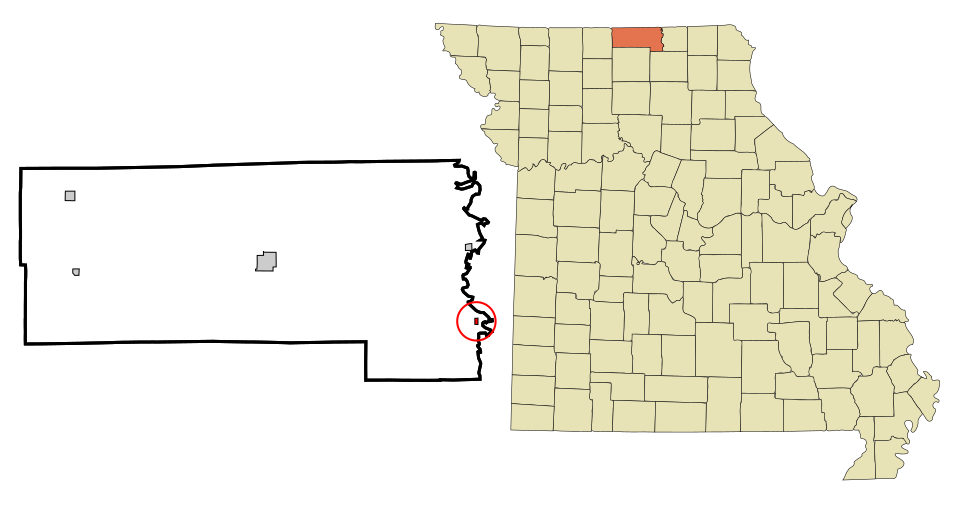 Locator map of Worthington