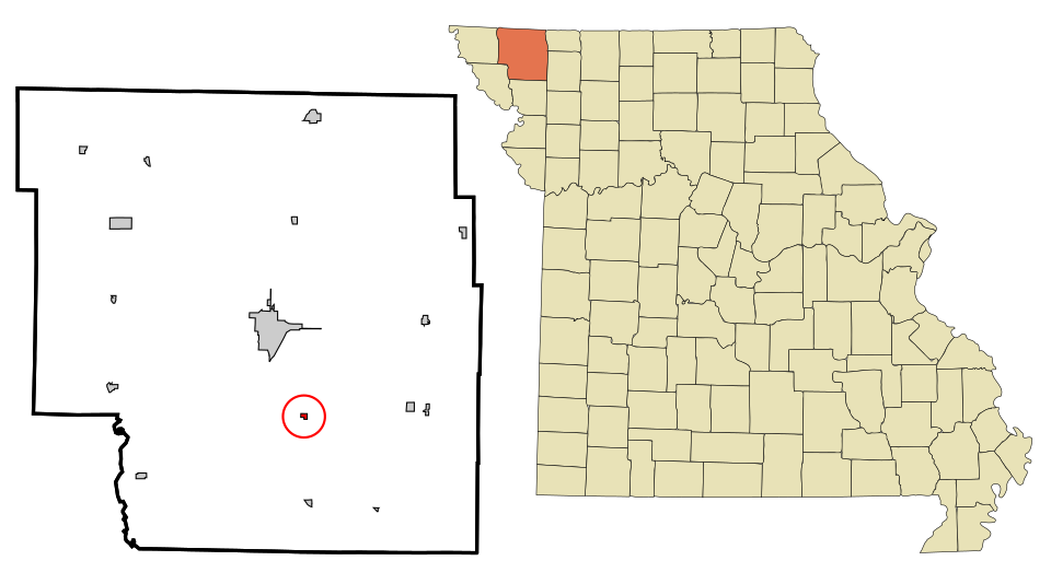 Locator map of Arkoe