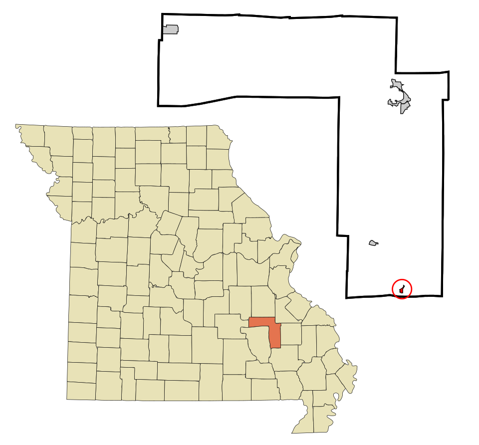 Locator map of Des Arc