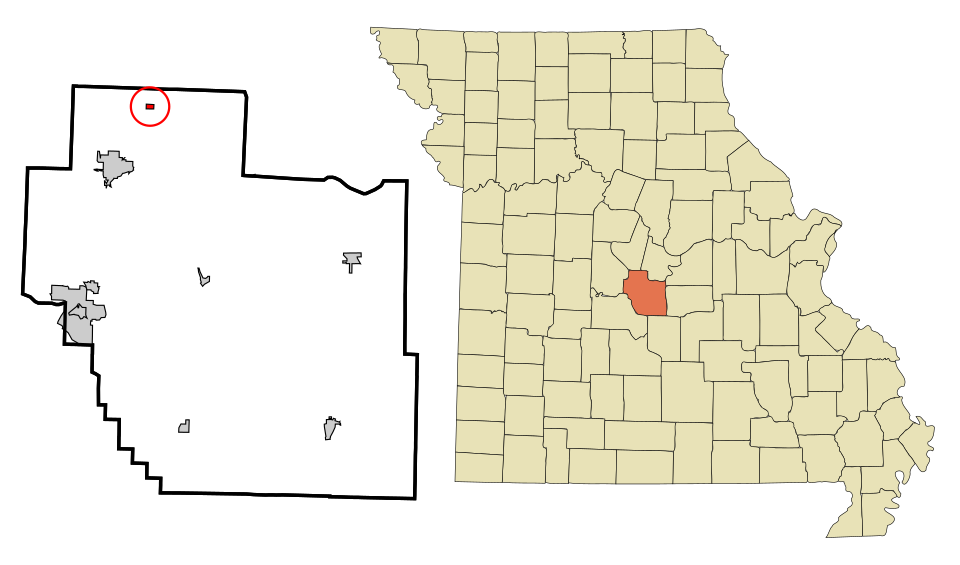 Locator map of Olean