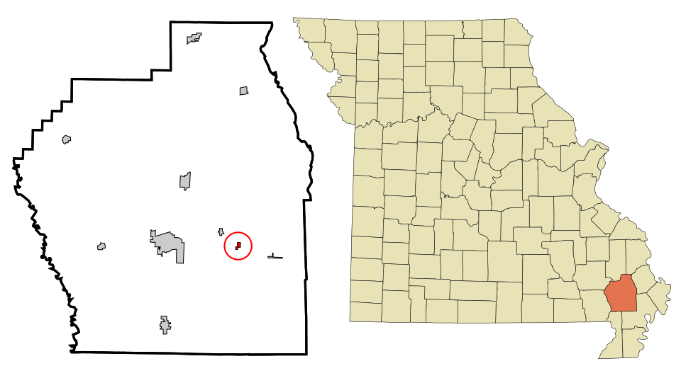 Locator map of Penermon