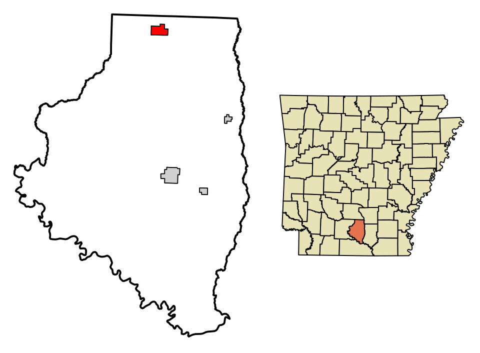 Locator map of Thornton