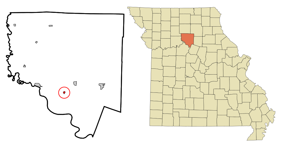 Locator map of Dalton