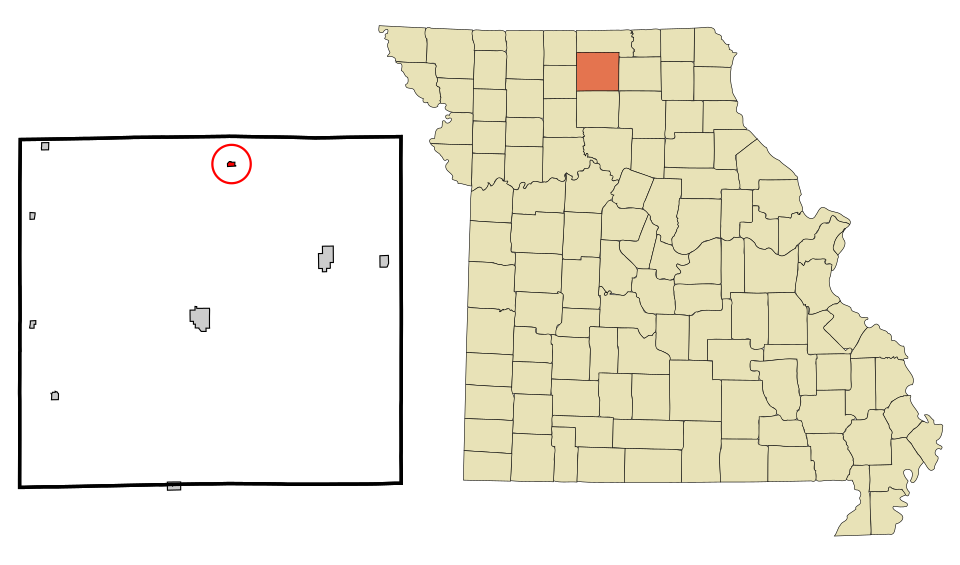 Locator map of Pollock