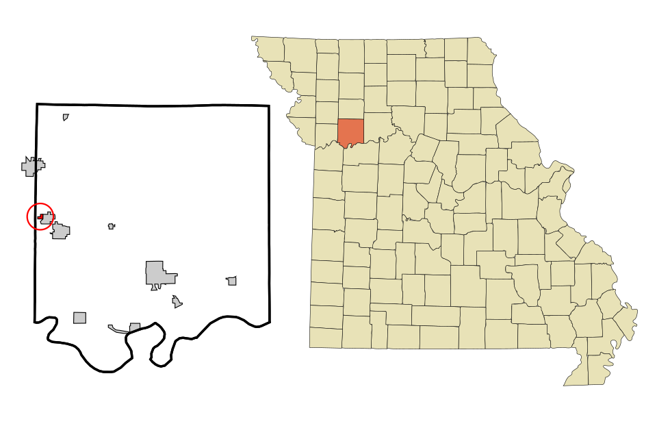 Locator map of Homestead
