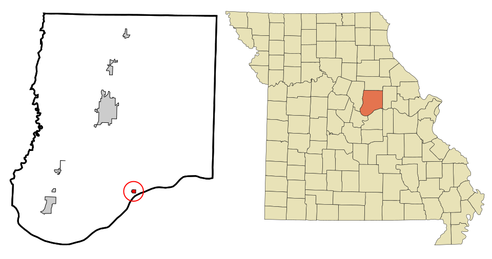 Locator map of Mokane