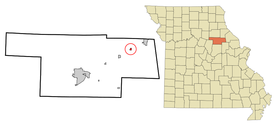 Locator map of Farber