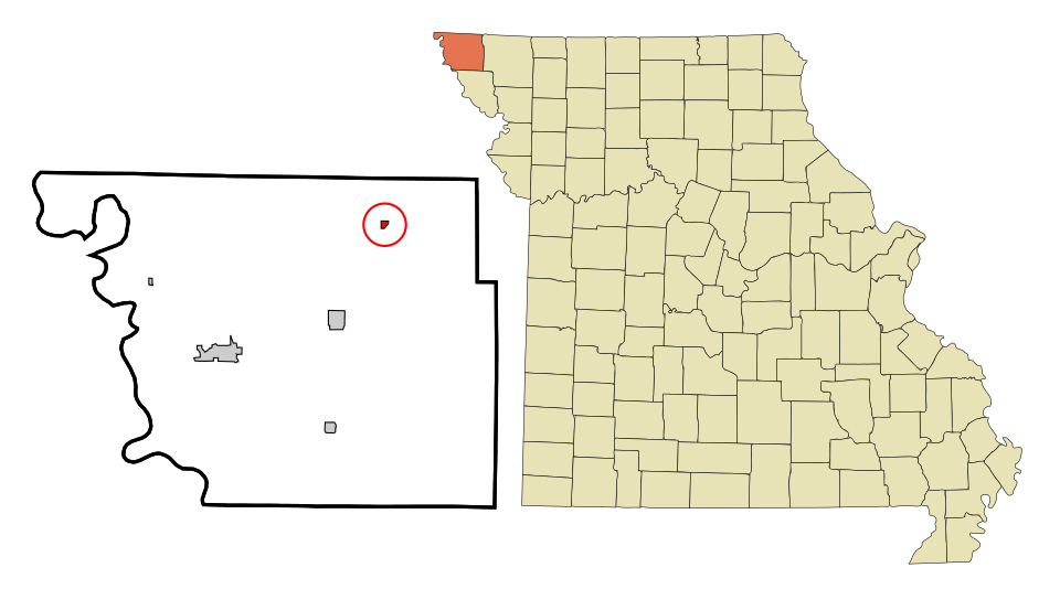 Locator map of Westboro