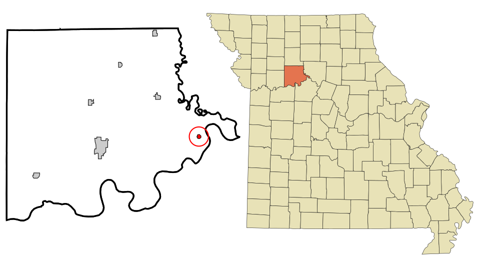 Locator map of De Witt