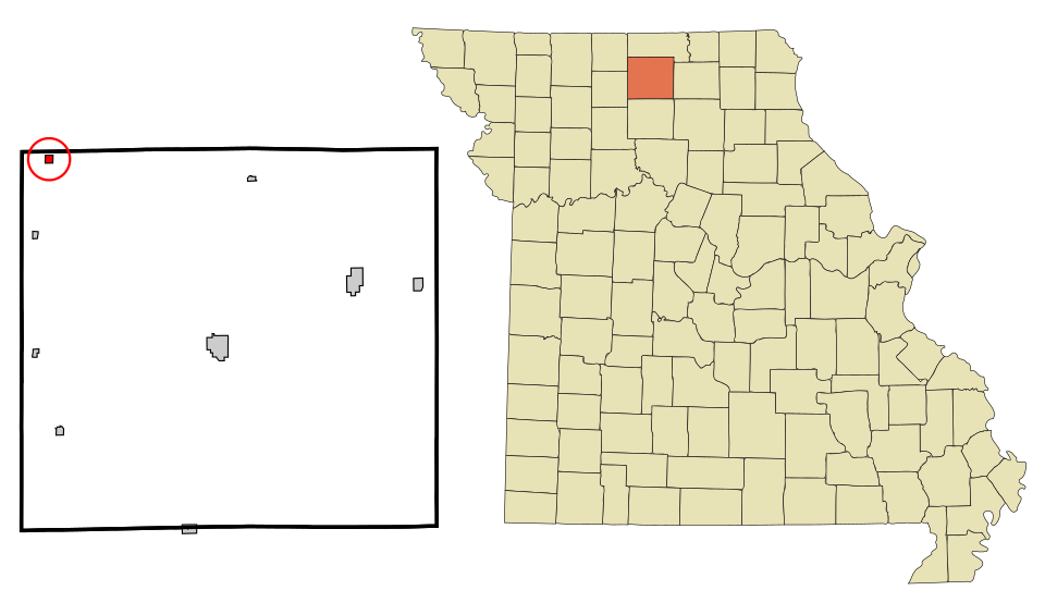 Locator map of Newtown
