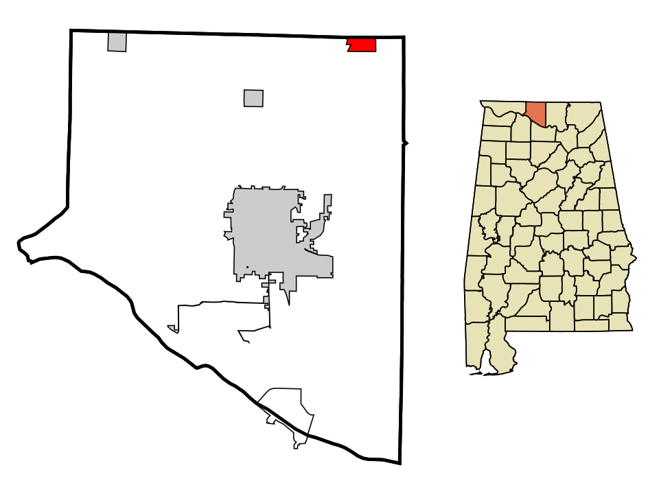Locator map of Ardmore
