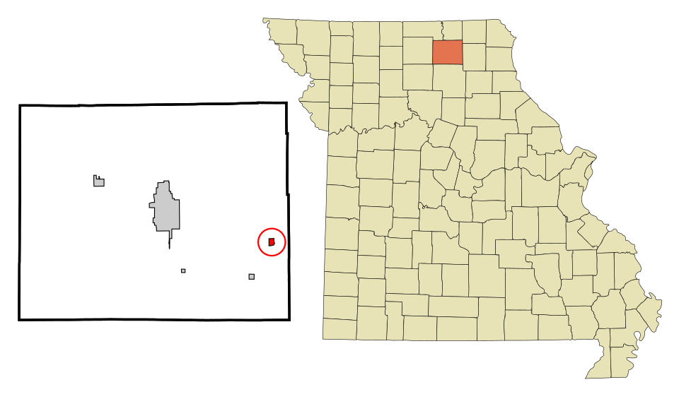 Locator map of Brashear