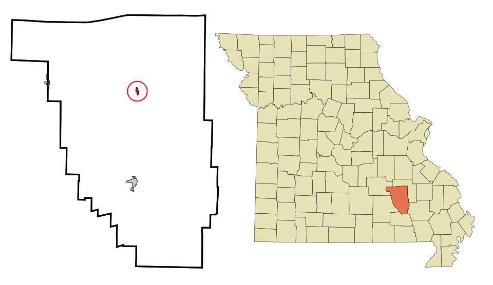 Locator map of Centerville